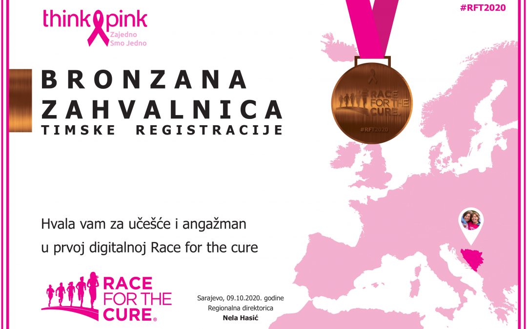 Čast je biti dio “Race for the Cure” događaja!